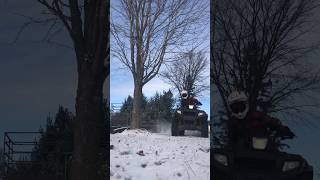 First ATV snow Ride  2024 [upl. by Ellerret]