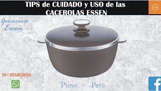 Tips de Cuidado y Uso de las Cacerolas Essen [upl. by Cheadle]