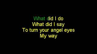 Angel Eyes The Jeff Healey Band Karaoke Version JM [upl. by Eelaroc13]