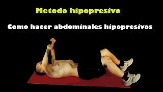 Como hacer abdominales hipopresivos  El método hipopresivo [upl. by Pascale458]