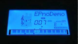 Yamaha YPG235  Electronic Piano Demo [upl. by Whorton]