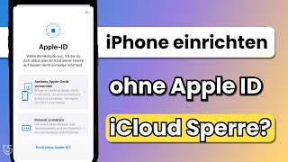 iPhone aktivieren ohne Apple ID  Neue AppleID erstellen 2024 [upl. by Felten]