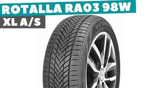 REVIEW Rotalla 21555R17 ROTALLA RA03 98W XL AS 2023 17 inch all seasons tyres [upl. by Saxet993]