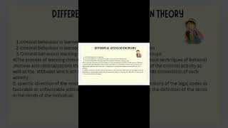 chapter Differential Association theory [upl. by Ynnot]