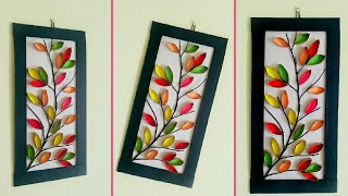 Home Decorating Idea  Unique Frame  Office Decor  Paper Craft  By Punekar Sneha [upl. by Acihsay]