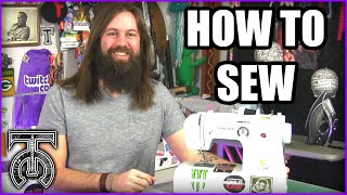 Sewing for Beginners  How to use a sewing machine  How to sew [upl. by Atinrehs]