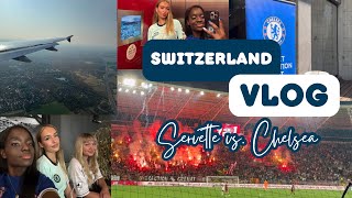 servette vs chelsea amp exploring geneva  switzerland vlog [upl. by Lehcyar373]