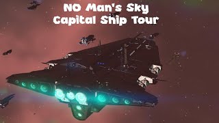 No Mans Sky Xbox  Capital Ship  Freighter Base Tour  NMS The IX Jacobyte [upl. by Tisbe]