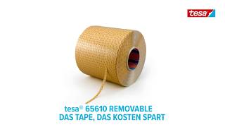 Schluss mit Klebebandrückständen am Supermarktregal  tesa® 65610 Removable [upl. by How759]