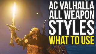 Assassins Creed Valhalla Gameplay  All Weapon Styles amp What To Use AC Valhalla Gameplay [upl. by Dine]