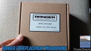 Unboxing and Review with on Air Test of the Ranger CB Replacement Microphone SRA1586H cbradio [upl. by Kahle599]