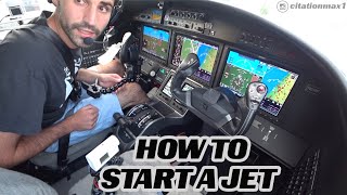 How To Start a Jet 🛩 CitationMax [upl. by Anitserp]