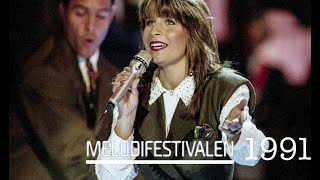 Melodifestivalen genom tiderna Melodifestivalen 1991 [upl. by Lucrece520]