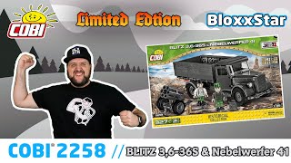 COBI® 2258 ⚡ Blitz 3636S amp Nebelwerfer 41 quotLimited Editionquot ▶️ Unboxing Build Review  📽️ 4K [upl. by Cosenza610]