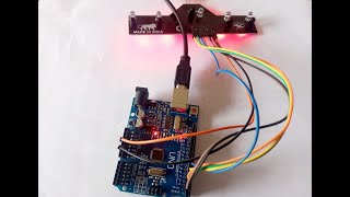 Interfacing of IR ARRAY Module with ARDUINO UNO [upl. by Laurice]