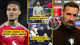 WARNING FOR AMORIM❗Man Utd vs Chelsea Draw😱Ten Hag Return😲Second Chance Antony😱Man Utd News [upl. by Ardnuaet]