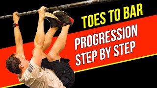 Toes To Bar Progression Step by Step [upl. by Asined603]