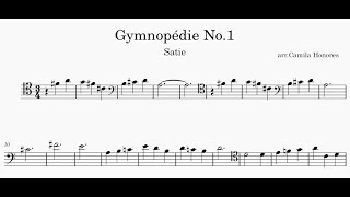 Gymnopédie N1 arrCello Solo [upl. by Essirahs917]