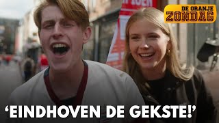 Noa tussen dronken PSVfans bij kampioensfeest Eindhoven de gekste  DE ORANJEZONDAG [upl. by Barling]