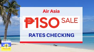 AirAsia Red Hot Piso Sale Promo for 2019  Rates Checking [upl. by Durwood417]