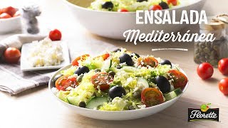 Ensalada Mediterránea  Recetas Florette [upl. by Belle895]