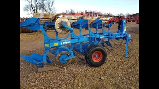 LEMKEN EUROPAL 6 PLOUGH 4 FURROW PLOUGH [upl. by Moises]