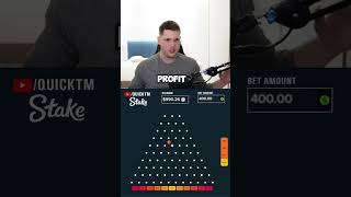 Do You Have the Nerve to do This bet 🔥stake plinko gambling [upl. by Laurena]