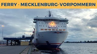 Ferry MECKLENBURGVORPOMMERN Rostock HSL shunting Swietelsky RU 800 S Stena Line [upl. by Idnat]