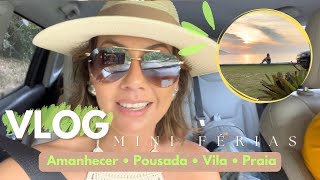 VLOG  Amanhecer em Trindade • Pousada • Vila • Praia [upl. by Gregor328]