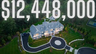 GUARANTEE THE MOST ULTRA LUXURY 124M MEGA MANSION FOR SALE SADDLE RIVER NJ [upl. by Guria]