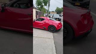 Alfa Romeo 4C lowered on Eibach Springs [upl. by Lj32]