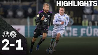 Second round setback  1 FC Saarbrücken vs FC Bayern 21  DFB Pokal Highlights [upl. by Osswald]