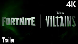 Fortnite Disney Villains Reveal Trailer Cruella Captain Hook Maleficent [upl. by Lemcke]