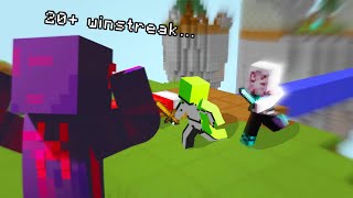 My Girlfriend is INSANE at Minecraft Bedwars [upl. by Nevur401]