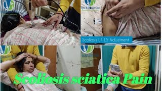 Chiropractor Scoliosis Sciatica pain in Hisar [upl. by Juan818]