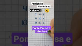 Shorts Matemáticos  Analogías Numéricas  Razonamiento Matemático [upl. by Avik970]