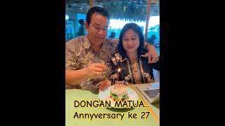 Dongan Matua at Annyversary ke 27Tuhan MemberkatiAmen weddingday [upl. by Esnahc]