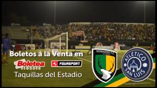 J6 Venados FC vs Atlético San Luis AP2015 [upl. by Melly945]