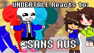 UNDERTALE Reacts to Sans AUSgacha plus 🇧🇷🇺🇲 [upl. by Cas]