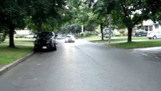 VW Jetta 18T with 25quot TechtonicsBorla exhaust  Slow driveby in 2nd gear [upl. by Pierro16]