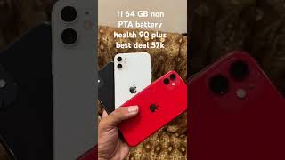 iPhone 11 64GB non PTA best deal all iPhone availables best price Android mobile availables [upl. by Ailuig331]