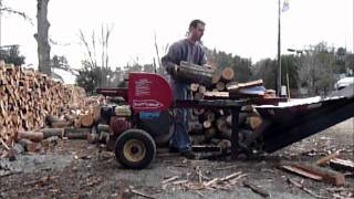 Supersplit log splitter with 4way wedge [upl. by Oniger]