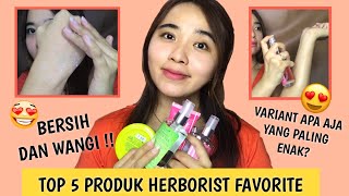 TOP 5 PRODUK HERBORIST  REVIEW HERBORIST PARFUM LULUR LOTION [upl. by Bolan367]