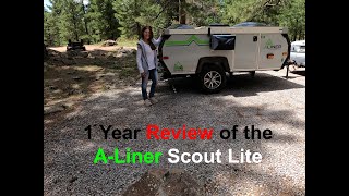 Aliner Scout Lite Review  Mogollon Rim Camping  Lake Mary [upl. by Olyhs852]