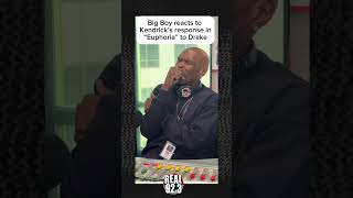 Big Boys Reaction To Kendrick Lamars quotEuphoriaquot Diss Track to Drake amp J Cole [upl. by Leirza169]