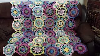 Crochet Bedspread  Free Crochet Patterns Part 3 [upl. by Abehsat]