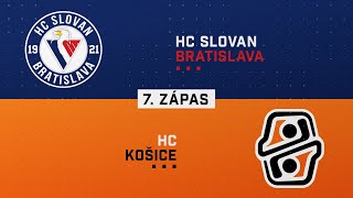 7zápas semifinále HC Slovan Bratislava  HC Košice HIGHLIGHTS [upl. by Annahael268]