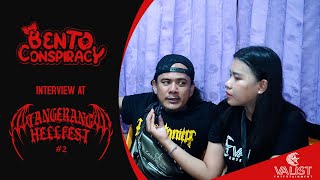 Bento Conspiracy  Interview At Tangerang Hellfest 2 05112023 [upl. by Daren955]