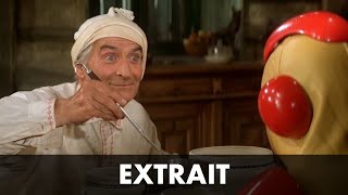 LA SOUPE AUX CHOUX  Extrait 2  Louis de Funès  Jacques Villeret [upl. by Amby325]