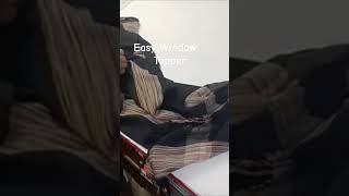 EASY DIY WINDOW TOPPER FROM A SCARF shortvideo shorts SHORT [upl. by Econah]